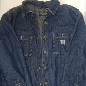 Carhartt Jean/Fleece lined Workwear jacket 2xl